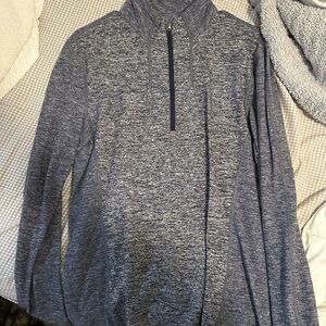 Men's Blue Quarter-Zip Sweater